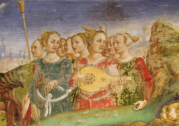 Allegoria di maggio: Il trionfo di Apollo (dettaglio)